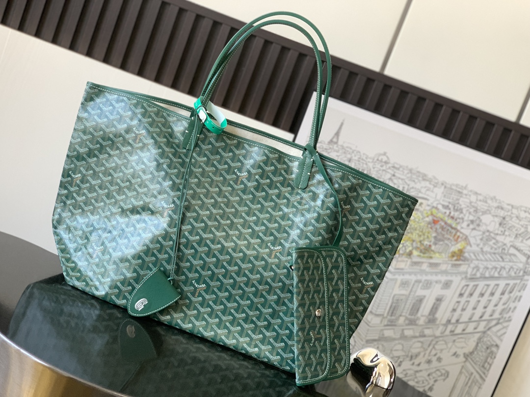 Saint Louis GM Tote Bag In Green